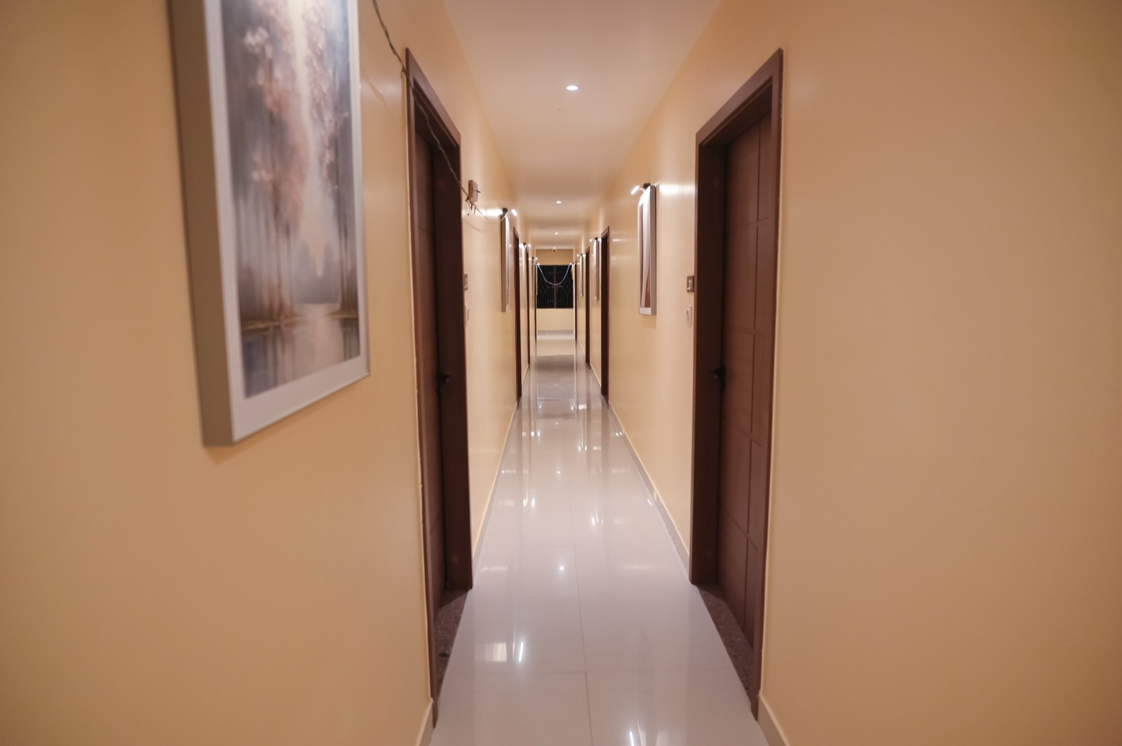 Hotel corridor