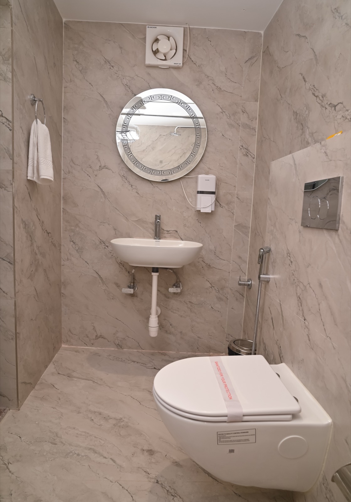 Marble bathroom